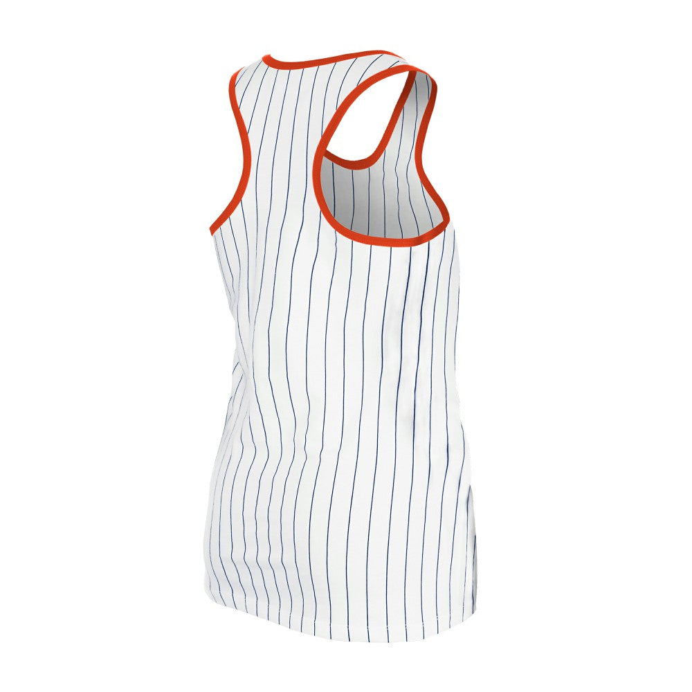 Houston Astros New Era Women's Gameday Pinstripe Tank Top - White - New Era on Sale