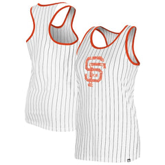San Francisco Giants New Era Women's Gameday Pinstripe Tank Top - White - New Era Online