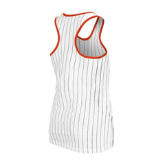 San Francisco Giants New Era Women's Gameday Pinstripe Tank Top - White - New Era Online