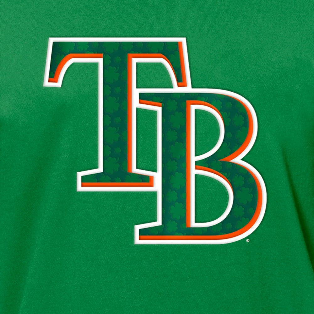 Tampa Bay Rays New Era St. Patrick's Day Shamrock Fill T-Shirt - Kelly Green - New Era Online