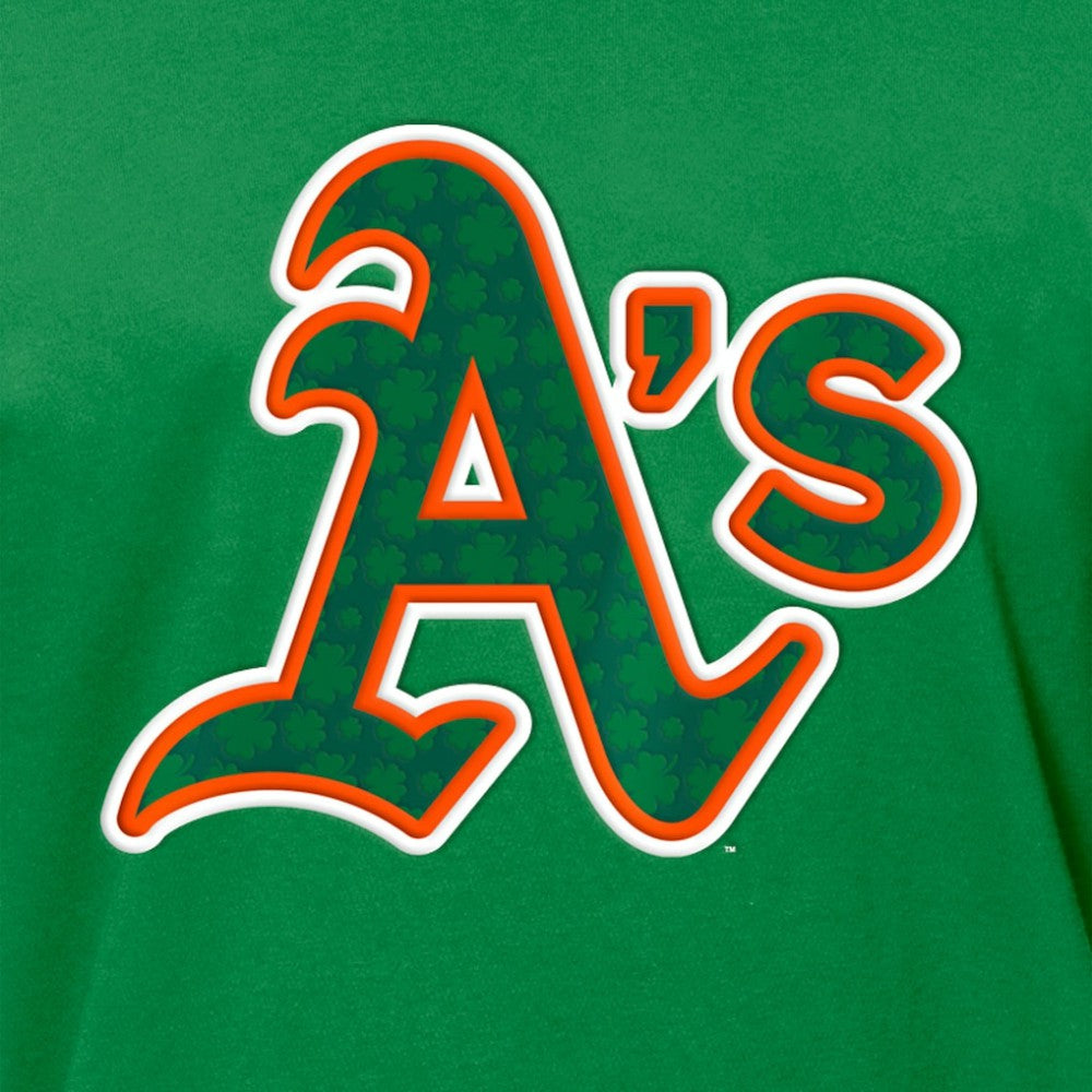 Athletics New Era St. Patrick's Day Shamrock Fill T-Shirt - Kelly Green - New Era on Sale