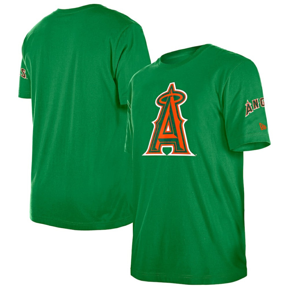Los Angeles Angels New Era St. Patrick's Day Shamrock Fill T-Shirt - Kelly Green - New Era Discount