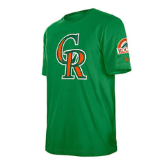 Colorado Rockies New Era St. Patrick's Day Shamrock Fill T-Shirt - Kelly Green - New Era on Sale
