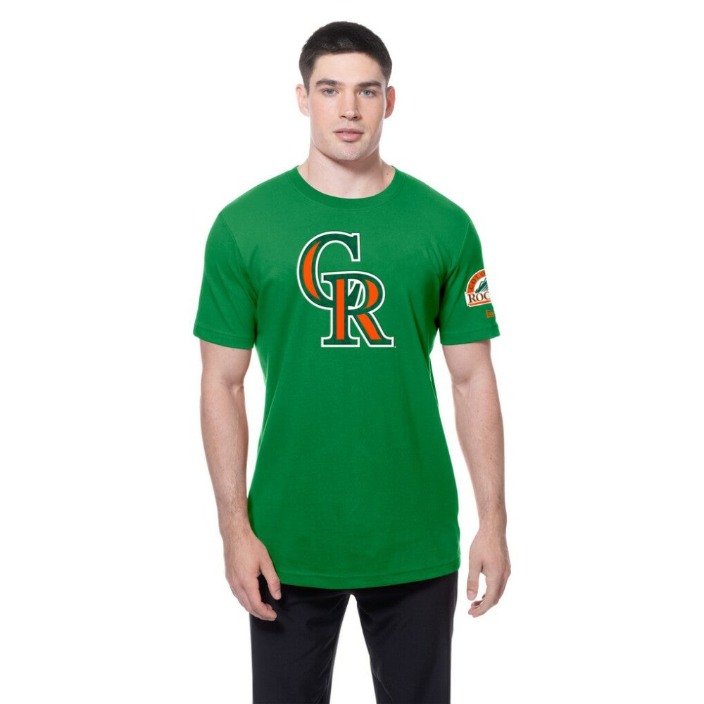 Colorado Rockies New Era St. Patrick's Day Shamrock Fill T-Shirt - Kelly Green - New Era on Sale