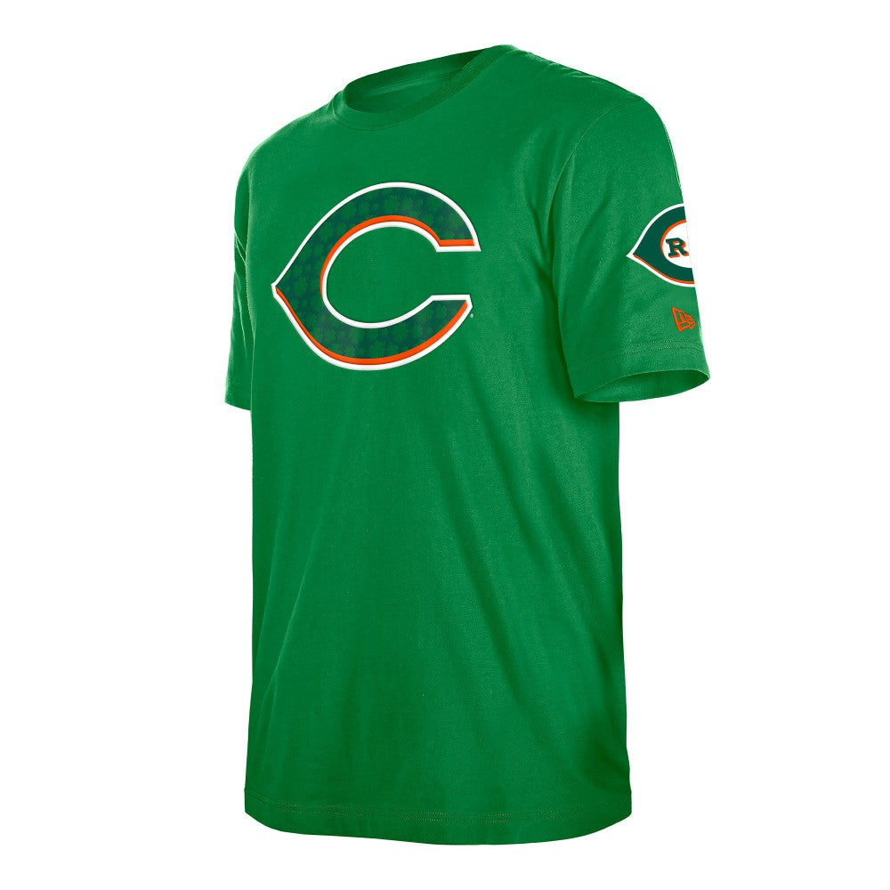 Cincinnati Reds New Era St. Patrick's Day Shamrock Fill T-Shirt - Kelly Green - New Era Discount