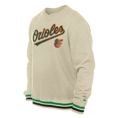 Baltimore Orioles New Era St. Patrick's Day Twill Pullover Sweatshirt - Cream - New Era Sale