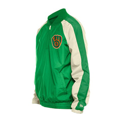 Milwaukee Brewers New Era St. Patrick's Day Ripstop Raglan Quarter-Zip Windbreaker - Kelly Green - New Era Online