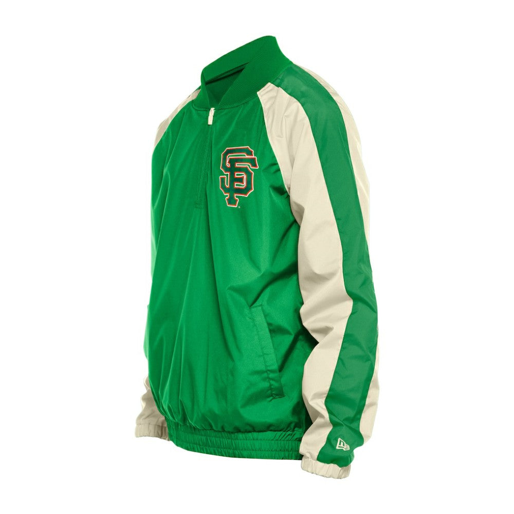 San Francisco Giants New Era St. Patrick's Day Ripstop Raglan Quarter-Zip Windbreaker - Kelly Green - New Era on Sale