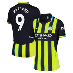 Erling Haaland Manchester City Women's 2024/25 Away Replica Player Jersey Navy - Puma