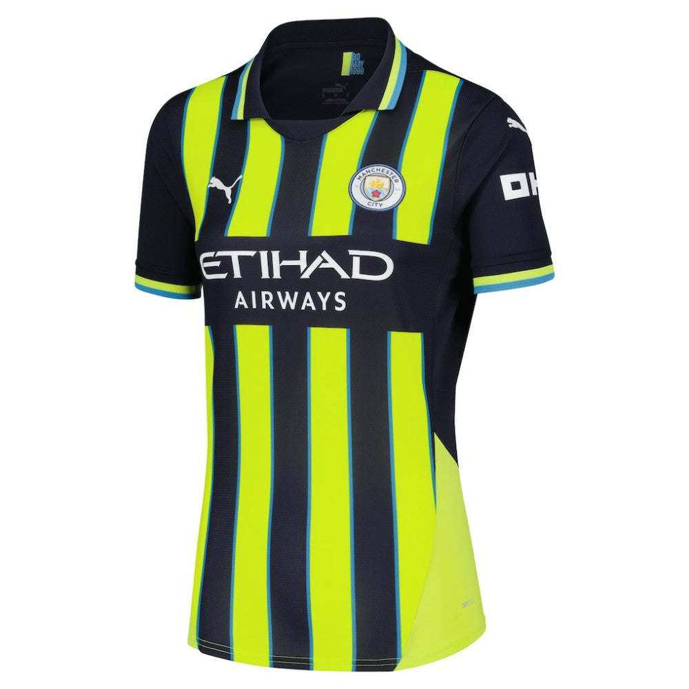 Erling Haaland Manchester City Women's 2024/25 Away Replica Player Jersey Navy - Puma