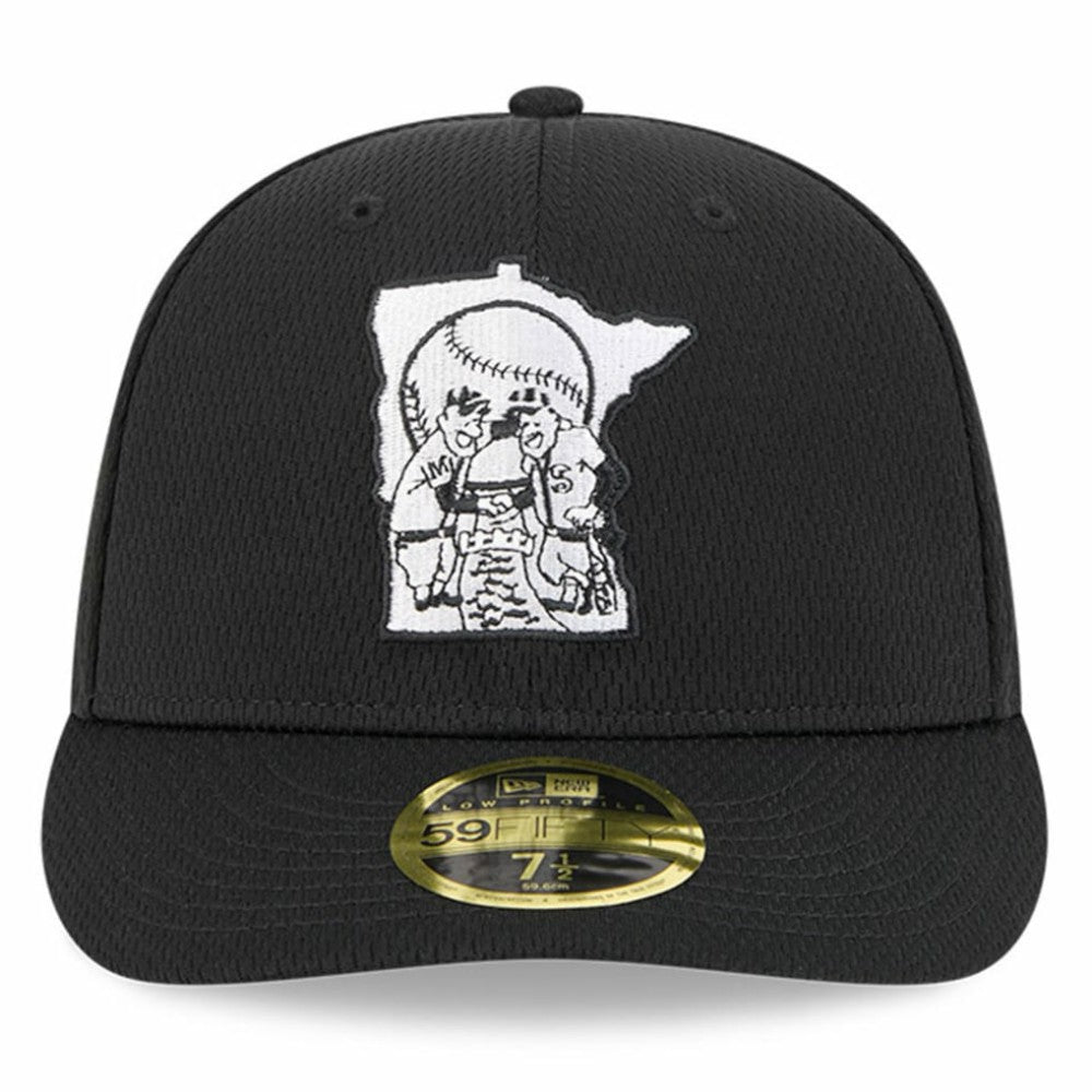 Minnesota Twins New Era 2025 MLB Clubhouse Low Profile 59FIFTY Fitted Hat - Black - New Era on Sale