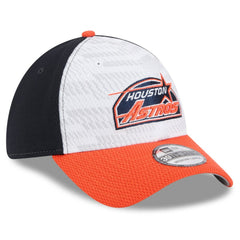 Houston Astros New Era 2025 MLB Clubhouse 39THIRTY Flex Hat - Navy/Orange - New Era on Sale