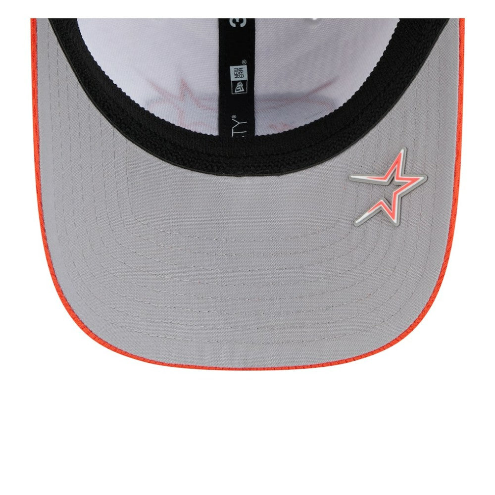 Houston Astros New Era 2025 MLB Clubhouse 39THIRTY Flex Hat - Navy/Orange - New Era on Sale