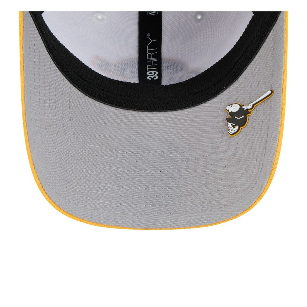 San Diego Padres New Era 2025 MLB Clubhouse 39THIRTY Flex Hat - Brown/Gold - New Era on Sale