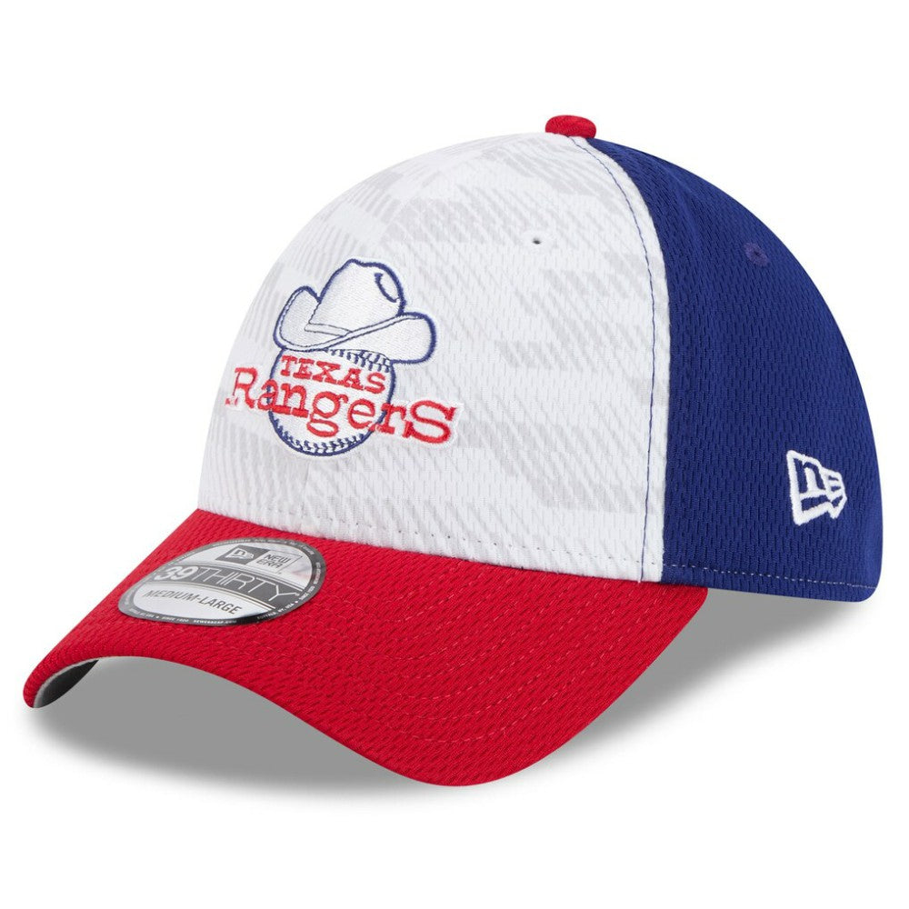 Texas Rangers New Era 2025 MLB Clubhouse 39THIRTY Flex Hat - Royal/Red - New Era Discount