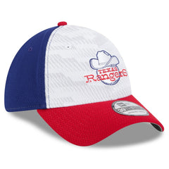Texas Rangers New Era 2025 MLB Clubhouse 39THIRTY Flex Hat - Royal/Red - New Era Discount