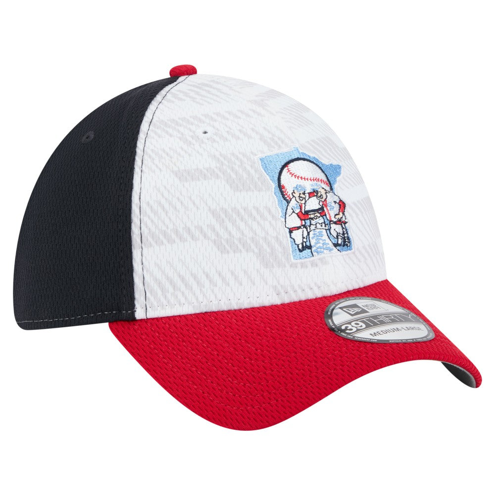 Minnesota Twins New Era 2025 MLB Clubhouse 39THIRTY Flex Hat - Navy/Red - New Era Discount