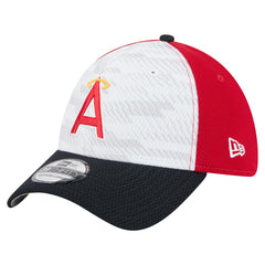 Los Angeles Angels New Era 2025 MLB Clubhouse 39THIRTY Flex Hat - Red/Navy - New Era Online
