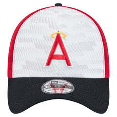 Los Angeles Angels New Era 2025 MLB Clubhouse 39THIRTY Flex Hat - Red/Navy - New Era Online