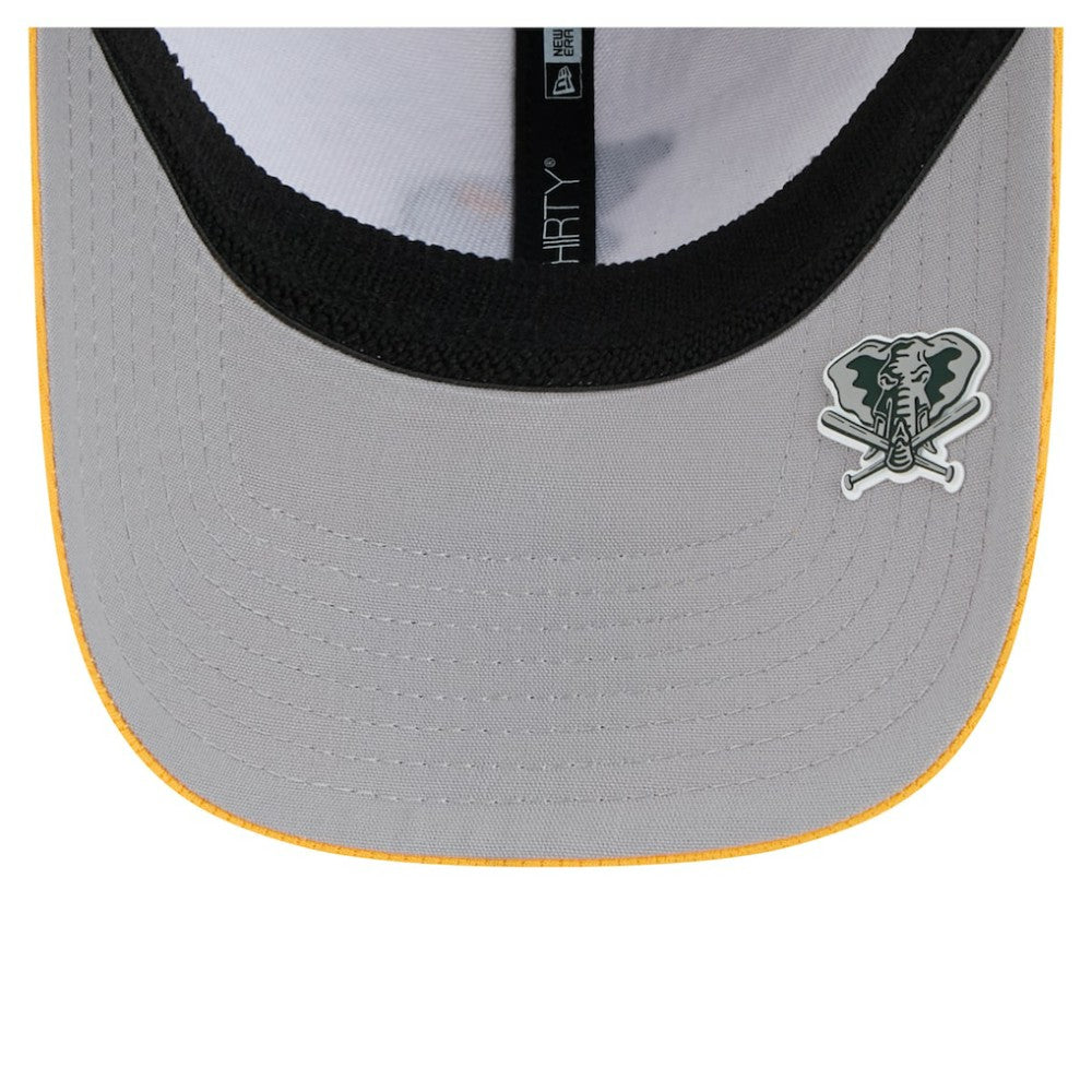 Athletics New Era 2025 MLB Clubhouse 39THIRTY Flex Hat - Dark Green/Gold - New Era Sale