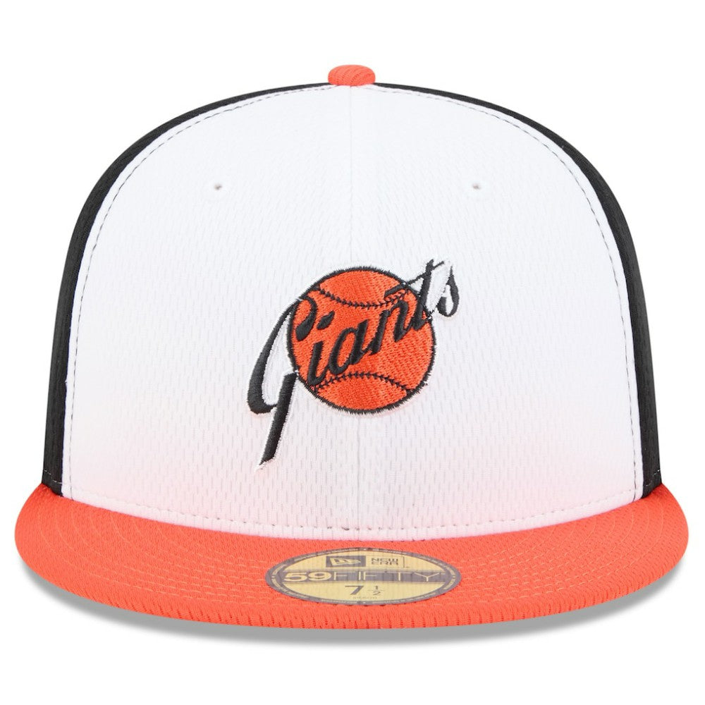 San Francisco Giants New Era 2025 MLB Clubhouse 59FIFTY Fitted Hat - Black/Orange - New Era Discount