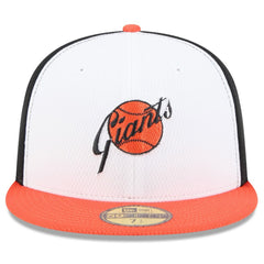 San Francisco Giants New Era 2025 MLB Clubhouse 59FIFTY Fitted Hat - Black/Orange - New Era Discount