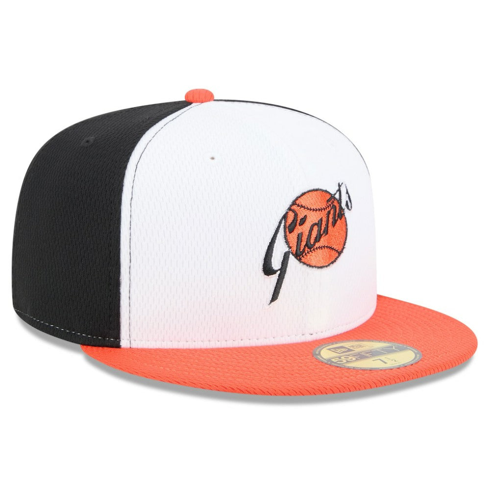 San Francisco Giants New Era 2025 MLB Clubhouse 59FIFTY Fitted Hat - Black/Orange - New Era Discount
