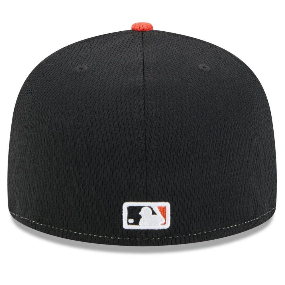 San Francisco Giants New Era 2025 MLB Clubhouse 59FIFTY Fitted Hat - Black/Orange - New Era Discount