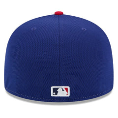 Texas Rangers New Era 2025 MLB Clubhouse 59FIFTY Fitted Hat - Royal/Red - New Era Online
