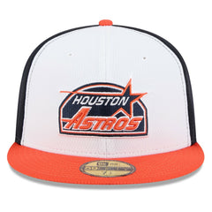 Houston Astros New Era 2025 MLB Clubhouse 59FIFTY Fitted Hat - Navy/Orange - New Era Online
