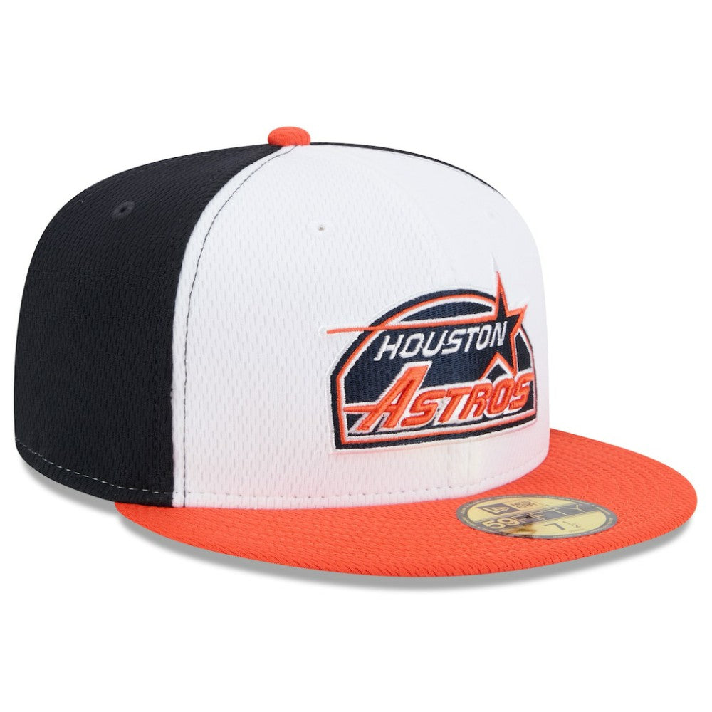 Houston Astros New Era 2025 MLB Clubhouse 59FIFTY Fitted Hat - Navy/Orange - New Era Online