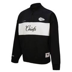 Mitchell & Ness Kansas City Chiefs Women's Quarter-Zip Jacket Black
