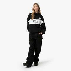 Mitchell & Ness Kansas City Chiefs Women's Quarter-Zip Jacket Black
