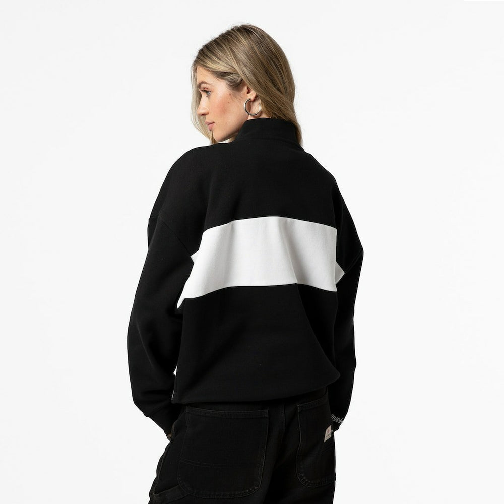 Mitchell & Ness Kansas City Chiefs Women's Quarter-Zip Jacket Black