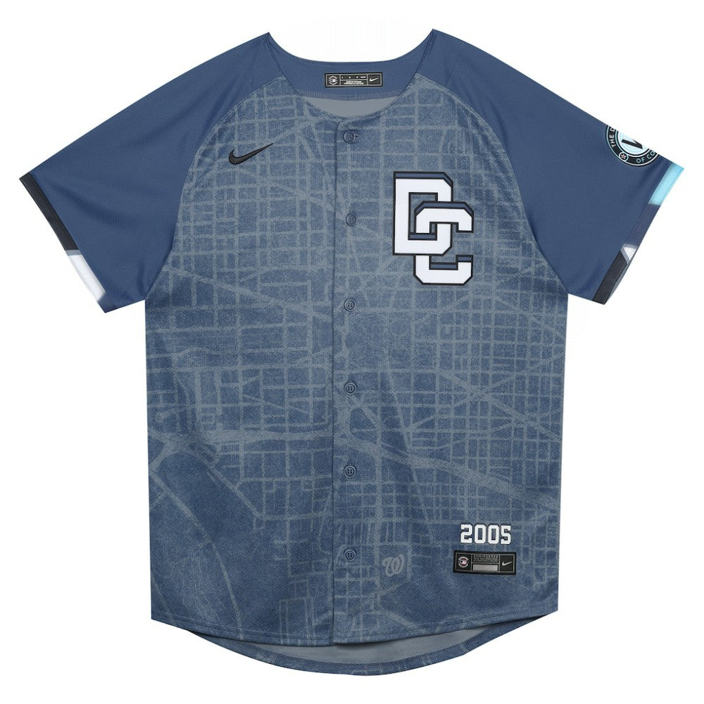 CJ Abrams Washington Nationals Nike Preschool City Connect 2025 Limited Player Jersey - Blue - Nike Sale