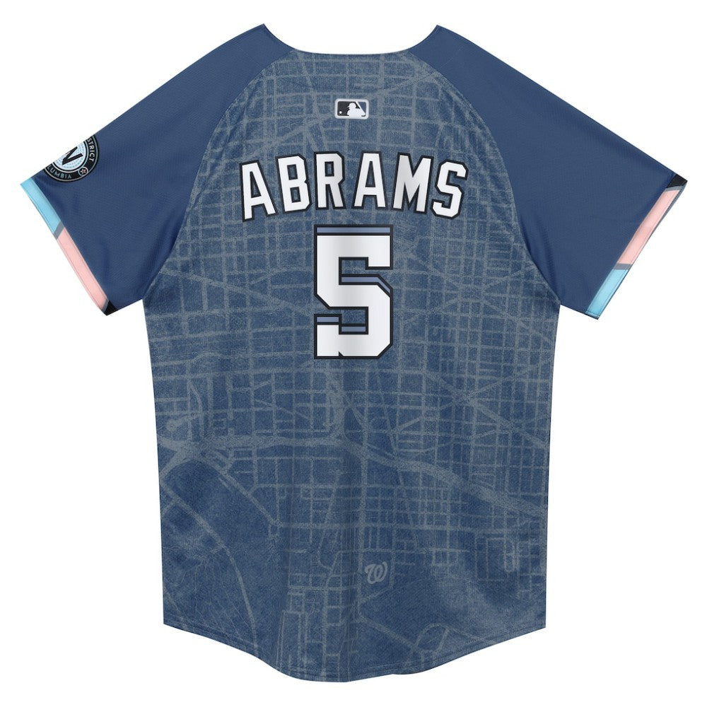 CJ Abrams Washington Nationals Nike Preschool City Connect 2025 Limited Player Jersey - Blue - Nike Sale