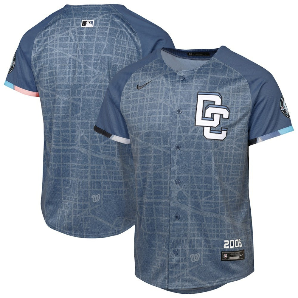 Washington Nationals Nike Youth 2025 City Connect Limited Jersey - Blue - Nike Lifestyle