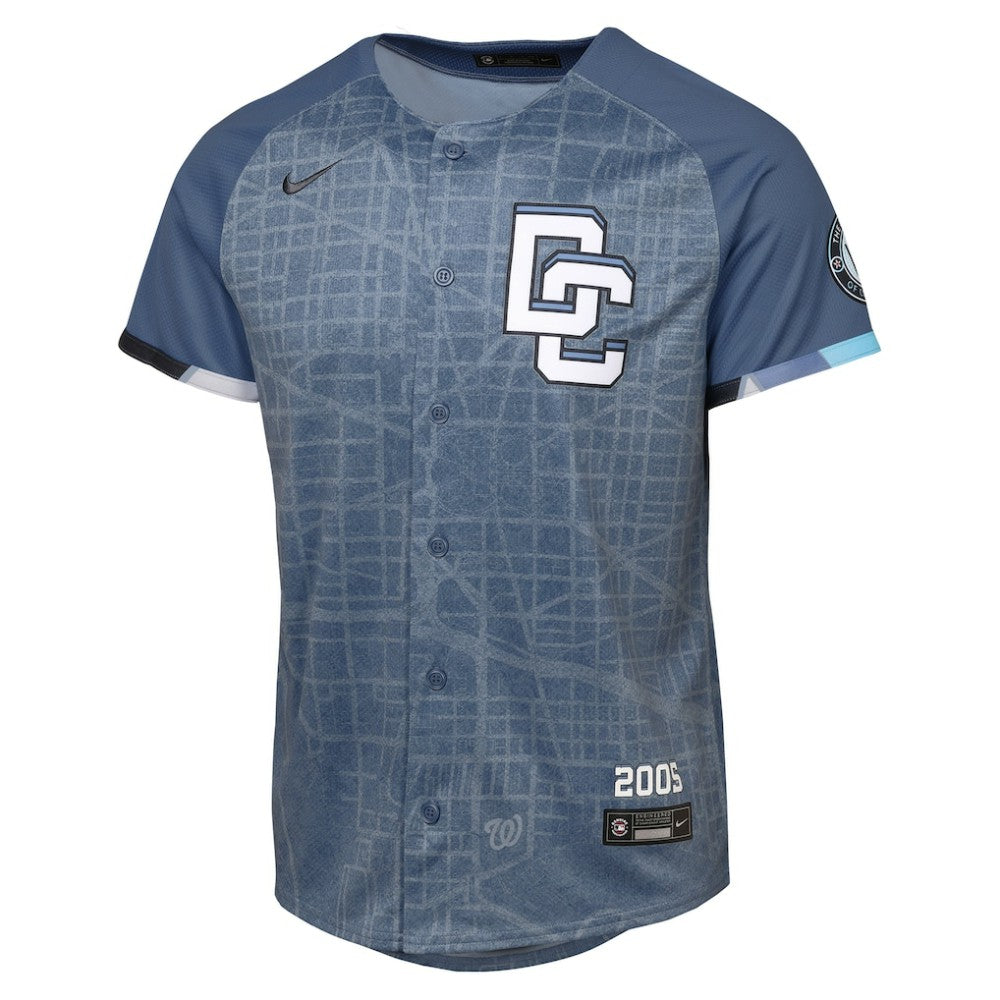 Washington Nationals Nike Youth 2025 City Connect Limited Jersey - Blue - Nike Lifestyle
