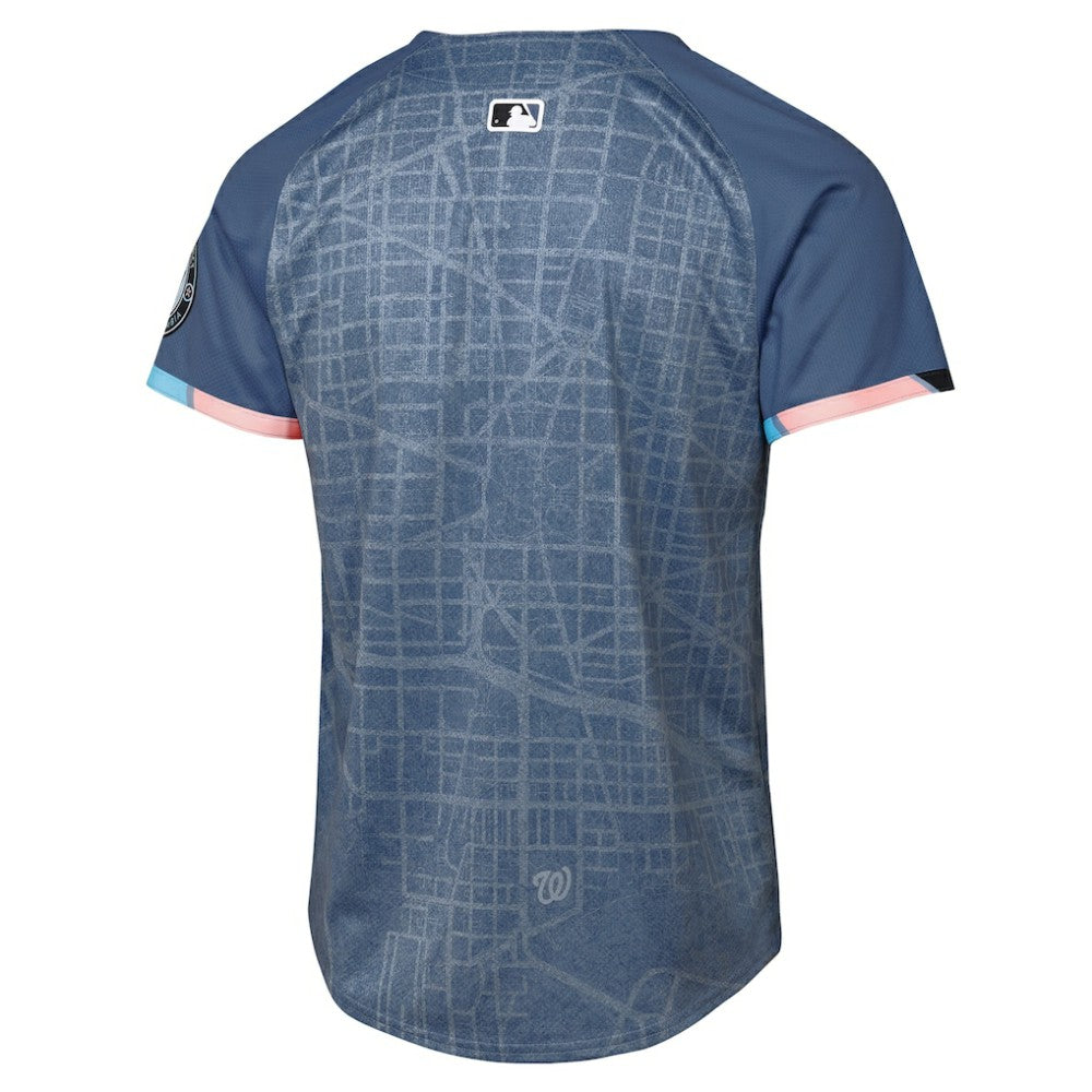 Washington Nationals Nike Youth 2025 City Connect Limited Jersey - Blue - Nike Lifestyle