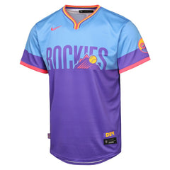 Colorado Rockies Nike Youth 2025 City Connect Limited Jersey - Purple/Light Blue - Nike Online