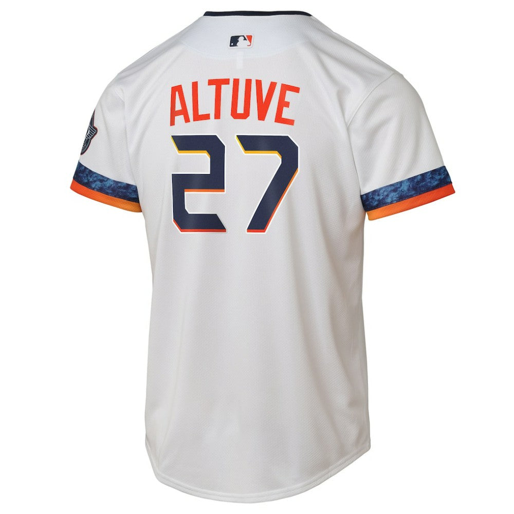Jose Altuve Houston Astros Nike Youth 2025 City Connect Limited Player Jersey - White - Nike Lifestyle