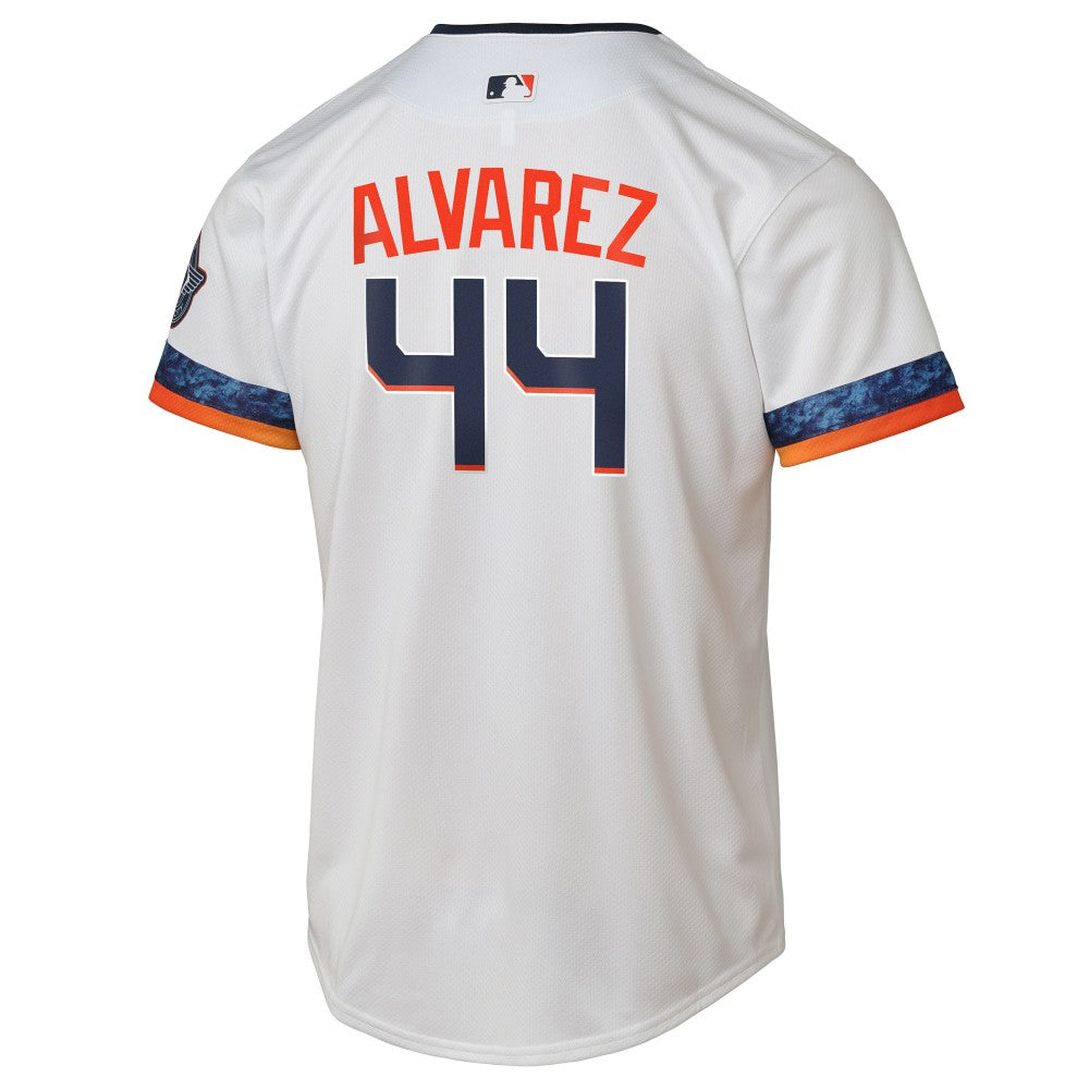 Yordan Alvarez Houston Astros Nike Youth 2025 City Connect Limited Player Jersey - White - Nike Online