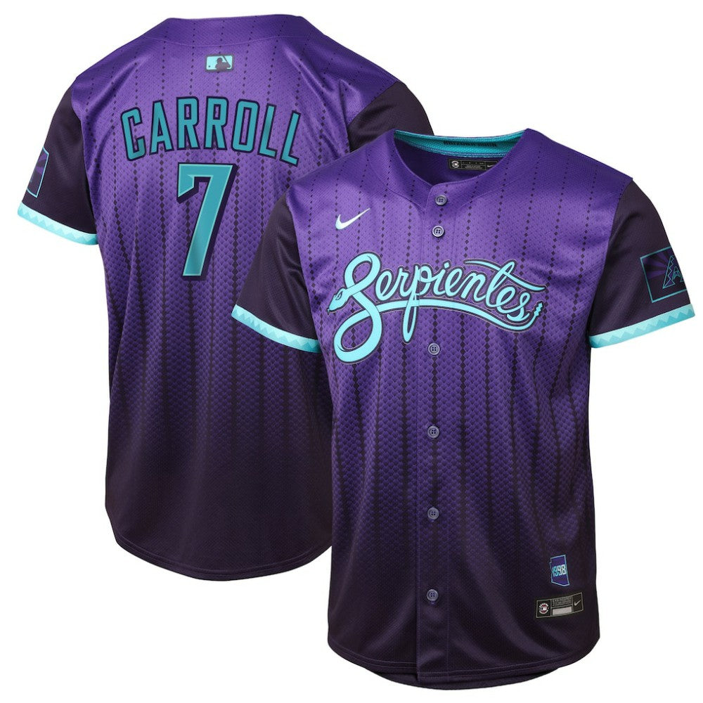 Corbin Carroll Arizona Diamondbacks Nike Youth 2025 City Connect Limited Player Jersey - Purple - Nike Discount