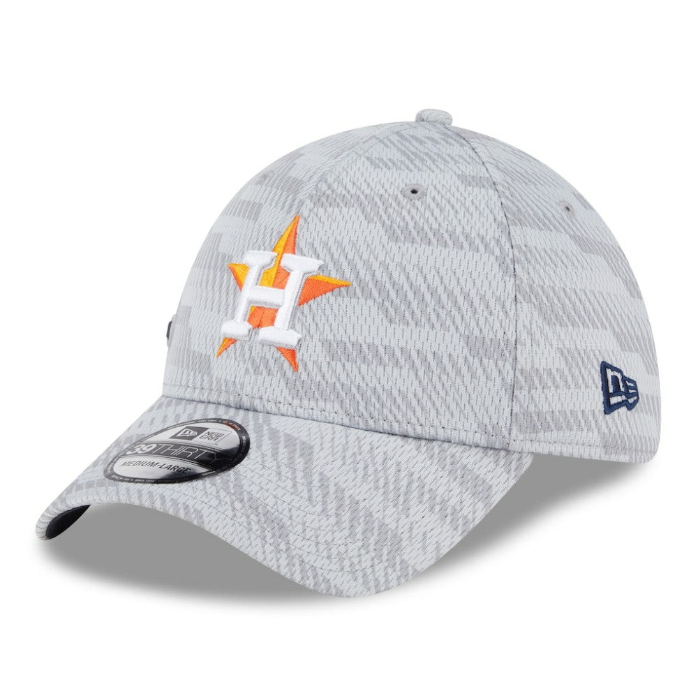 Houston Astros New Era 2025 MLB Clubhouse 39THIRTY Flex Hat - Gray - New Era Online