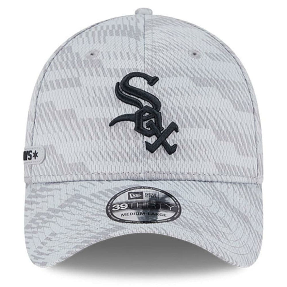 Chicago White Sox New Era 2025 MLB Clubhouse 39THIRTY Flex Hat - Gray - New Era Discount