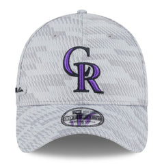 Colorado Rockies New Era 2025 MLB Clubhouse 39THIRTY Flex Hat - Gray - New Era on Sale