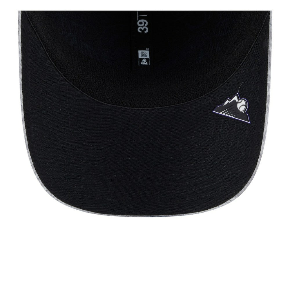 Colorado Rockies New Era 2025 MLB Clubhouse 39THIRTY Flex Hat - Gray - New Era on Sale