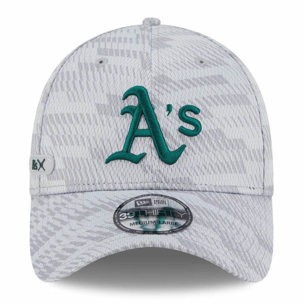 Athletics New Era 2025 MLB Clubhouse 39THIRTY Flex Hat - Gray - New Era Discount