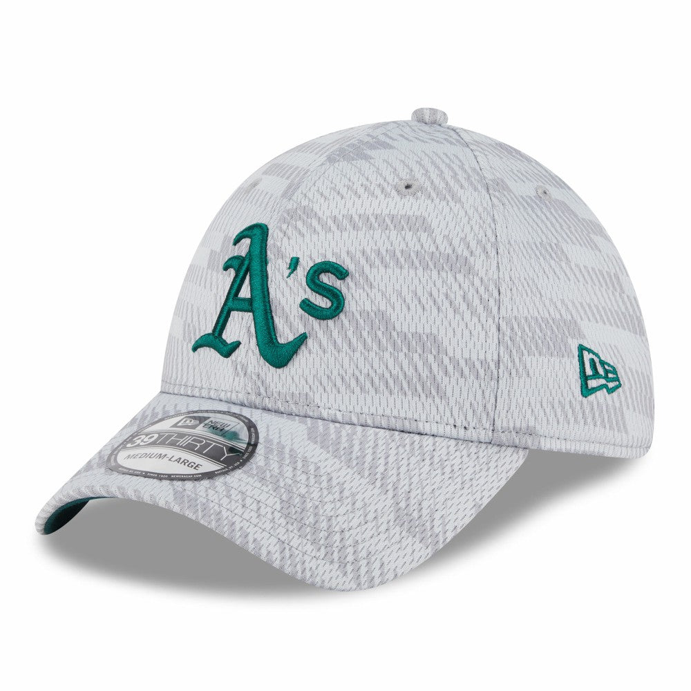 Athletics New Era 2025 MLB Clubhouse 39THIRTY Flex Hat - Gray - New Era Discount