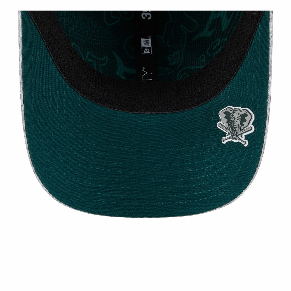 Athletics New Era 2025 MLB Clubhouse 39THIRTY Flex Hat - Gray - New Era Discount